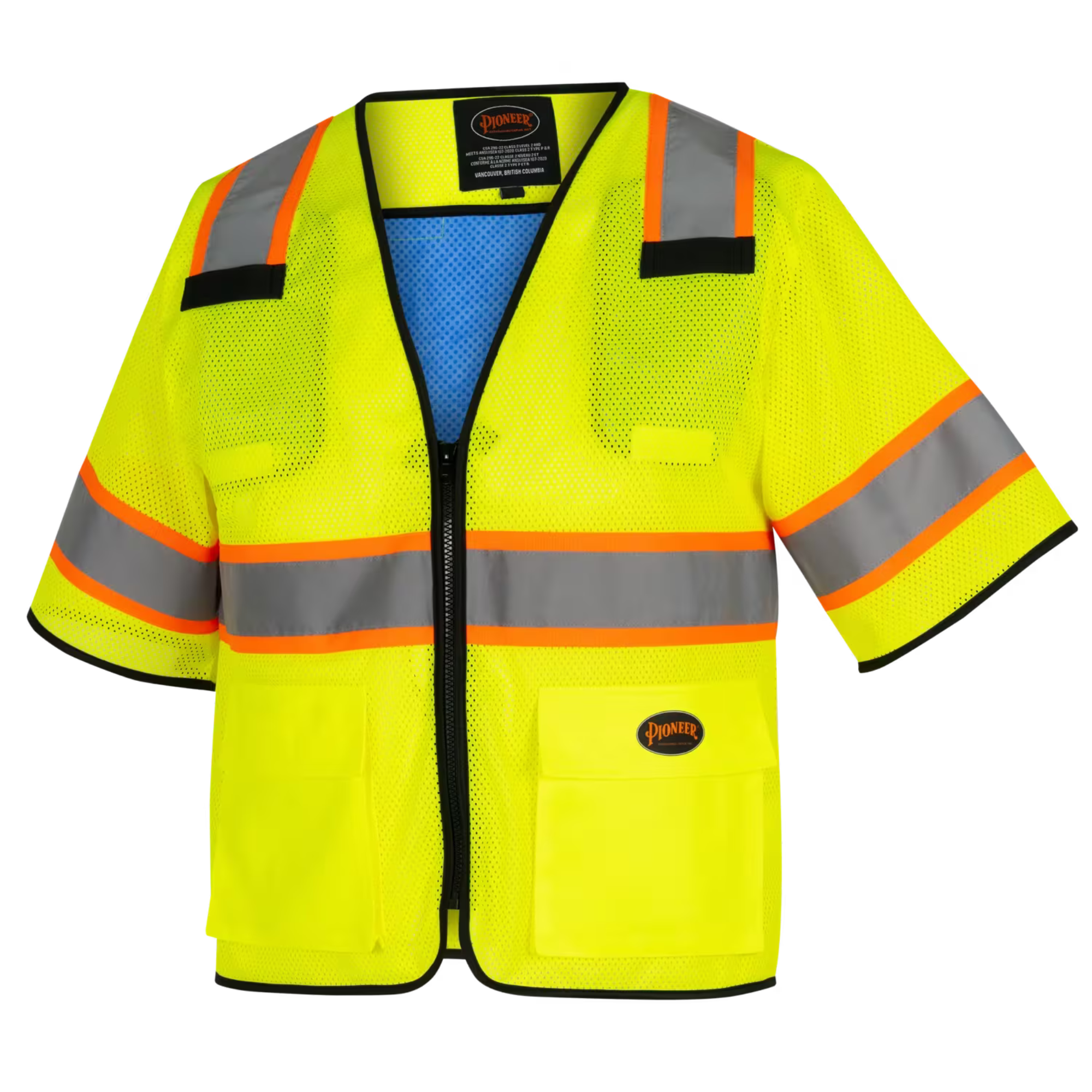 SureWerx Class 3 Short-Sleeved Safety Vest with Cooling Panels from GME Supply